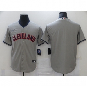 Men's Nike Cleveland Indians Blank Gray Home Baseball Jersey