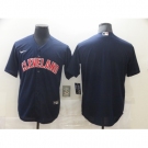 Men's Nike Cleveland Indians Blank Navy Home Baseball Jersey