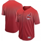 Men's Nike Cleveland Indians Blank Red Drift Fashion MLB Jersey