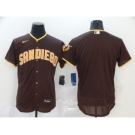 Men's Nike Padres Blank Brown 2020 Baseball Flexbase Jersey