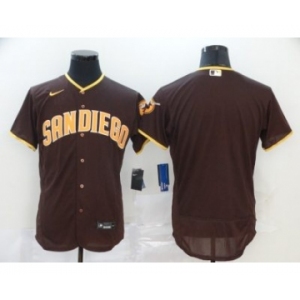 Men's Nike Padres Blank Brown 2020 Baseball Flexbase Jersey