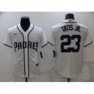 Men's Nike San Diego Padres #23 Fernando Tatis Jr. White 2021 Jersey