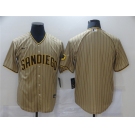 Men's Nike San Diego Padres Blank Replica Light Brown Alternate Cool Base Baseball Player Jersey