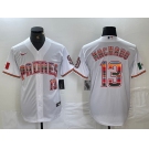 Men's San Diego Padres #13 Manny Machado Mexico White Cool Base Stitched Baseball Jersey