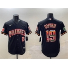 Men's San Diego Padres #19 Tony Gwynn Black Mexico Cool Base Stitched Baseball Jersey
