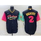 Men's San Diego Padres #2 Xander Bogaerts 2022 Black City Connect Cool Base Stitched Jersey