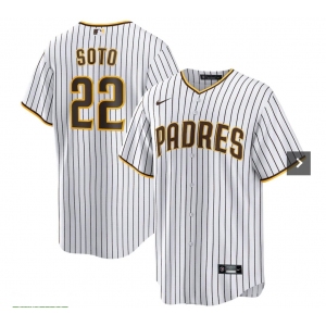 Men's San Diego Padres #22 Juan Soto White Stitched MLB Cool Base Nike Jersey