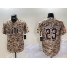Men's San Diego Padres #23 Fernando Tatis Jr Camo Stitched Cool Base Nike Jersey