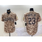 Men's San Diego Padres #23 Fernando Tatis Jr Camo Stitched Cool Base Nike Jerseys