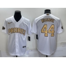 Men's San Diego Padres #44 Joe Musgrove White 2022 All Star Stitched Cool Base Nike Jersey