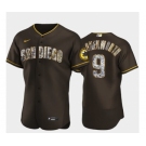 Men's San Diego Padres #9 Jake Cronenworth Diamond Edition Brown Jersey