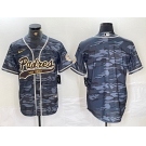 Men's San Diego Padres Blank Gray Camo Cool Base Stitched Jersey