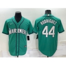 Men's Seattle Mariners #44 Julio Rodriguez Ray Green Stitched MLB Cool Base Nike Jersey