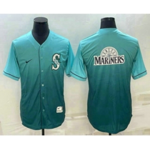 Men's Seattle Mariners Big Logo Nike Green Fade Jersey