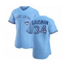 MEN'S TORONTO BLUE JAYS #34 KEVIN GAUSMAN BLUE POWDER ALTERNATE JERSEY