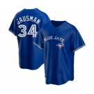 MEN'S TORONTO BLUE JAYS #34 KEVIN GAUSMAN ROYAL ALTERNATE JERSEY