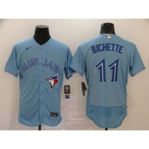 Men's Nike Blue Jays #11 Bo Bichette Light Blue 2020 Baseball Flexbase Jersey