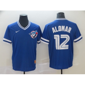 Men's Nike Toronto Blue #12 Roberto Alomar Blue M&N MLB Jersey