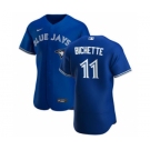 Men's Nike Toronto Blue Jays #11 Bo Bichette Royal Alternate 2020 Authentic Player Baseball Jersey