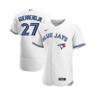 Men's Nike Toronto Blue Jays #27 Vladimir Guerrero Jr. 2020 White Home Authentic Player Baseball Jersey