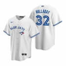 Men's Nike Toronto Blue Jays #32 Roy Halladay White Home Stitched Baseball Jersey