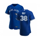 Men's Nike Toronto Blue Jays #38 Robbie Ray Royal Alternate 2020 Authentic Player Baseball Jersey