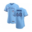 Men's Nike Toronto Blue Jays #68 Jordan Romano Light Blue Alternate 2020 Authentic Player Baseball Jersey