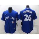 Men's Toronto Blue Jays #26 Matt Chapman Blue Stitched MLB Cool Base Nike Jersey