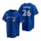 Men's Toronto Blue Jays #26 Matt Chapman Royal Cool Base Stitched Jersey