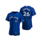 Men's Toronto Blue Jays #26 Matt Chapman Royal Flex Base Stitched Baseball Jersey