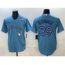 Men's Toronto Blue Jays #39 Trey Yesavage Blue 2025 World Series Home Cool Base Stitched Baseball Jersey