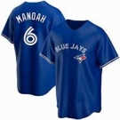 Men's Toronto Blue Jays #6 Alek Manoah Blue Stitched MLB Cool Base Nike Jersey