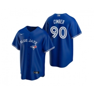 Mens Toronto Blue Jays #90 Adam Cimber Nike Royal Alternate Cool Base Jersey
