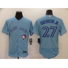 Nike Men's Toronto Blue Jays #27 Vladimir Guerrero Jr.Light Blue Flex Base Baseball Jersey