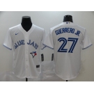 Nike Men's Toronto Blue Jays #27 Vladimir Guerrero Jr.White Cool Base  Baseball Jersey