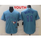 Youth Toronto Blue Jays #11 Bo Bichette Light Blue Stitched MLB Cool Base Nike Jersey