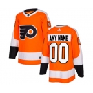 Adidas Philadelphia Flyers Customized Authentic Orange Home NHL Jersey