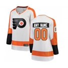 Women's Philadelphia Flyers Customized Fanatics Branded White Away Breakaway NHL Jersey