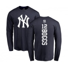 Women's New York Yankees #12 Wade Boggs Replica Navy Blue Alternate Baseball Jersey