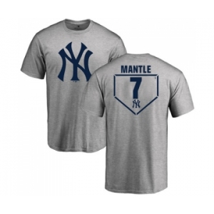 Youth New York Yankees #7 Mickey Mantle Replica Navy Blue Alternate Baseball Jersey