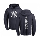Men's New York Yankees #12 Wade Boggs Replica Green Salute to Service Baseball Jersey