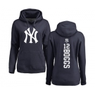 Women's New York Yankees #12 Wade Boggs Authentic Pink Fashion Cool Base Baseball Jersey
