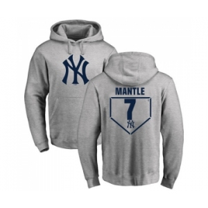 Women's New York Yankees #7 Mickey Mantle Replica Green Salute to Service Baseball Jerse