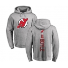 Hockey New Jersey Devils #11 Brian Boyle Ash Backer Pullover Hoodie