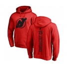 Hockey New Jersey Devils #15 Jamie Langenbrunner Red One Color Backer Pullover Hoodie