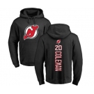 Hockey New Jersey Devils #20 Blake Coleman Black Backer Pullover Hoodie