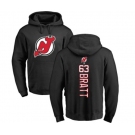 Hockey New Jersey Devils #63 Jesper Bratt Black Backer Pullover Hoodie