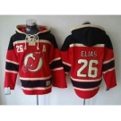 nhl jerseys new jersey devils #26 elias red[pullover hooded sweatshirt A]