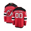 New Jersey Devils Customized Fanatics Branded Red Home Breakaway Hockey Jersey