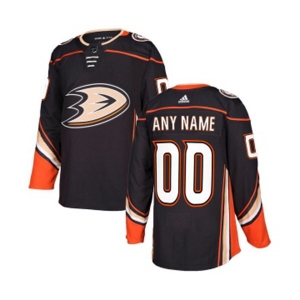 Youth Anaheim Ducks Customized Premier Black Home Hockey Jersey